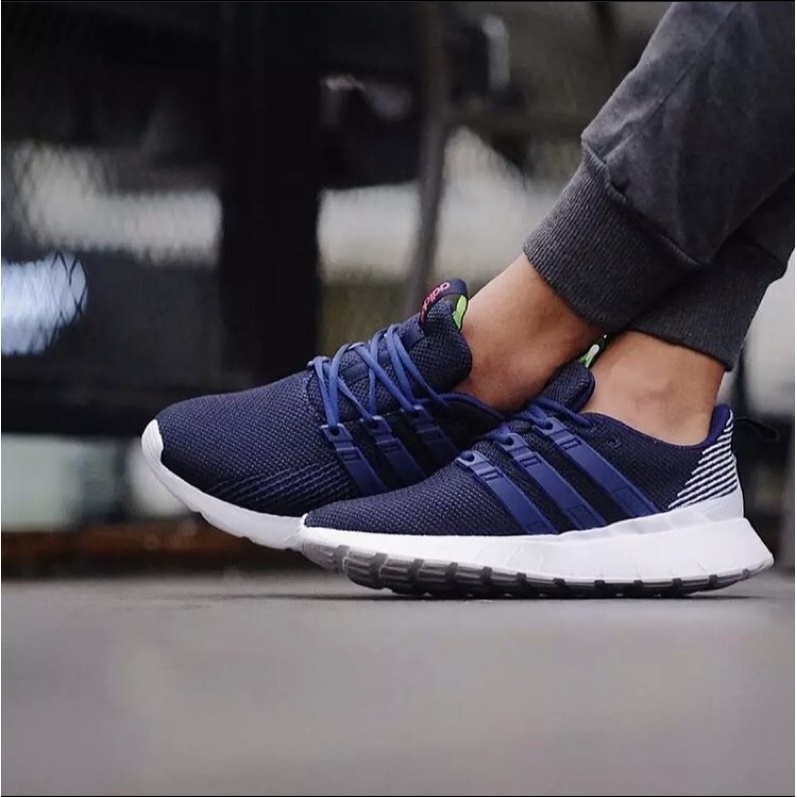 adidas questar flow navy white