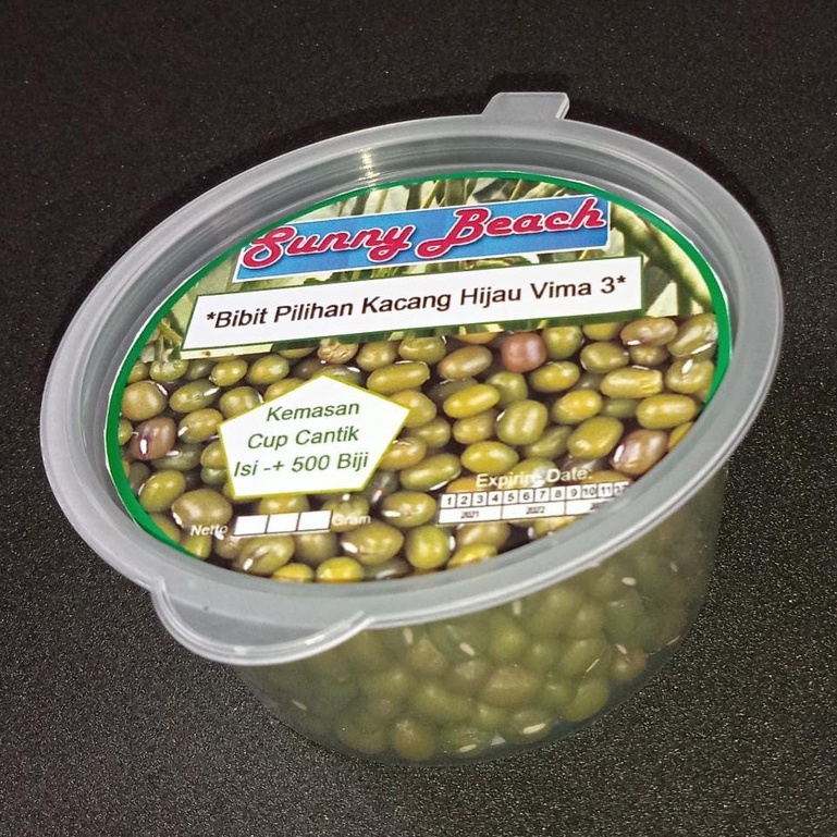 Bibit Pilihan Kacang Hijau Vima 3 Kemasan Cup | Benih Kacang Hijau Vima3