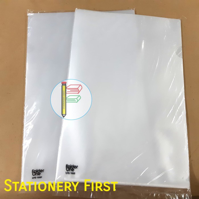 Map L (Clear Sleeve) Holder F4 Folio Folder One per Pack 12pcs