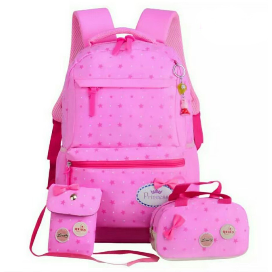 Ransel anak / ransel murah / tas sekolah anak / ransel 3in1 / ransel anak wanita/ TAS BINTANG BARU