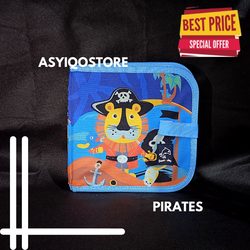 Mainan Edukasi Anak Perempuan Laki Laki Balita 4 Tahun Buku Menggambar Untuk Cewek Cowok FREE SPIDOL-Pirates