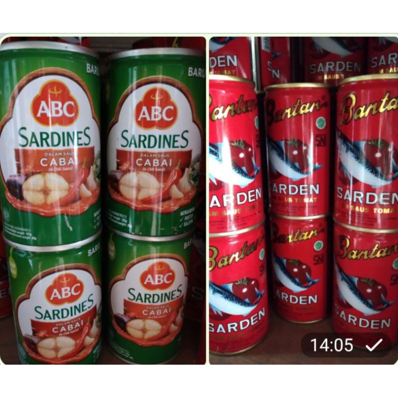 

✓Sardines ABC / Bantan ---> @155gr