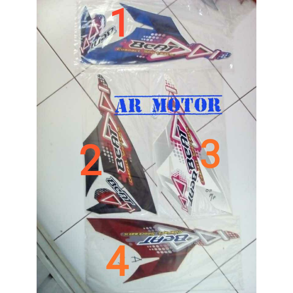 STRIPING / STIKER / LIS BEAT KARBU 2011 - 2012