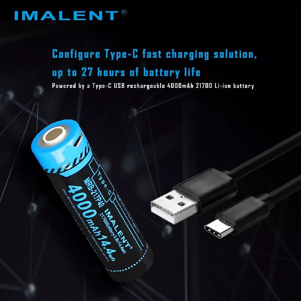 IMALENT R30C - Mini EDC Flashlight 9000 Lumens - Senter EDC Portabel