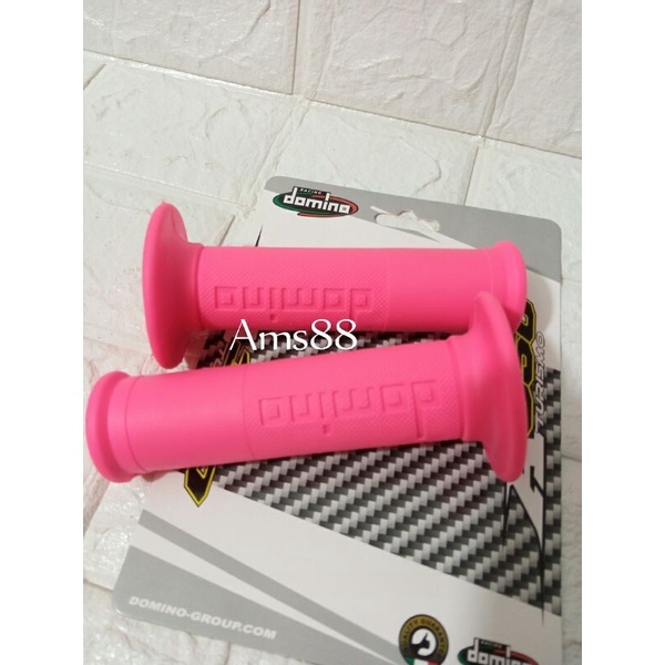Sepasang Handgrip warna Pink Handfat Grip Pink Universal Variasi Motor Nmax Aerox Vario Beat Mio Scoopy Xeon Fino