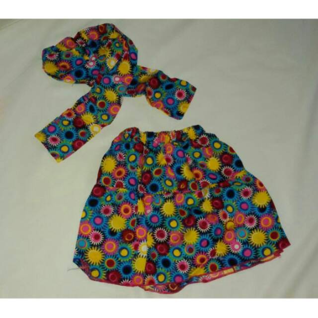 Daster bayi set bandana