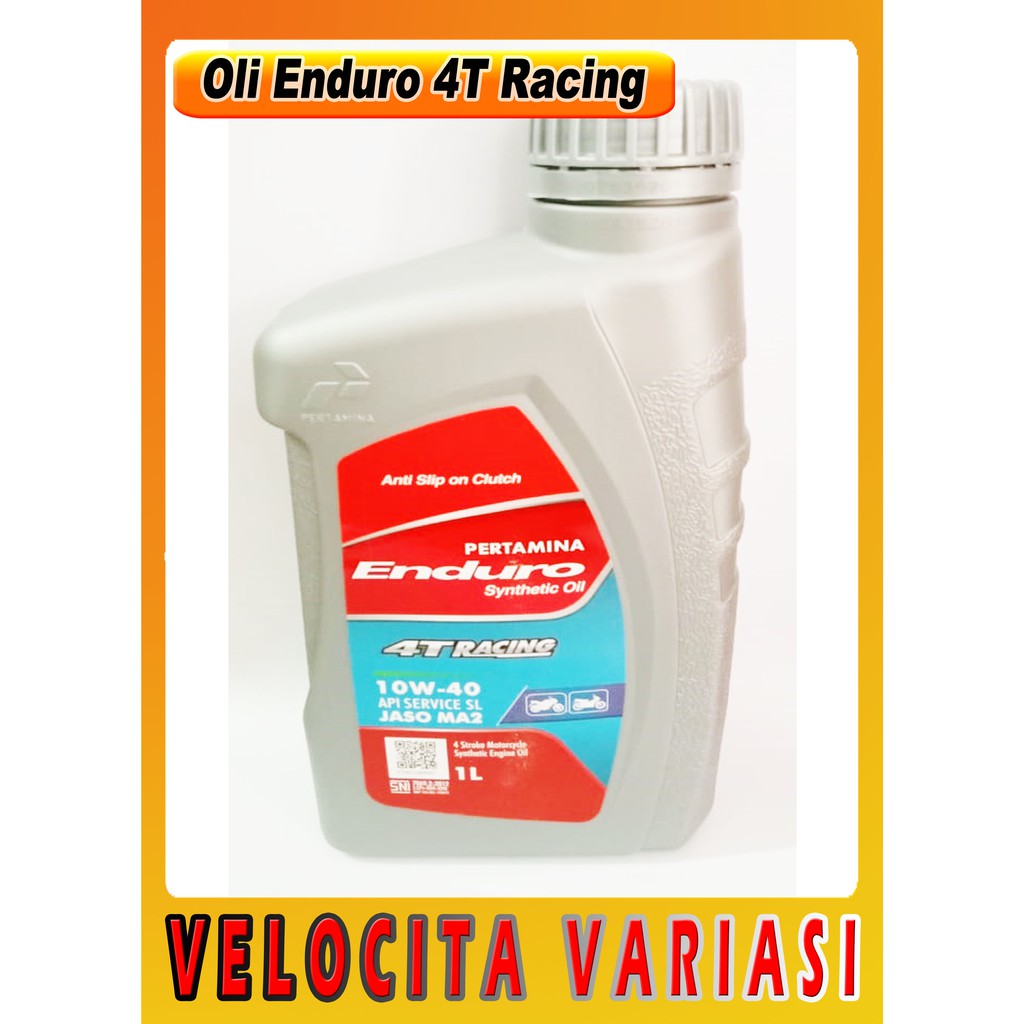 OLI MESIN MOTOR BEBEK,SPOT Pertamina Enduro 4T SAE 20W-40  0,8L dan 1 L RACING