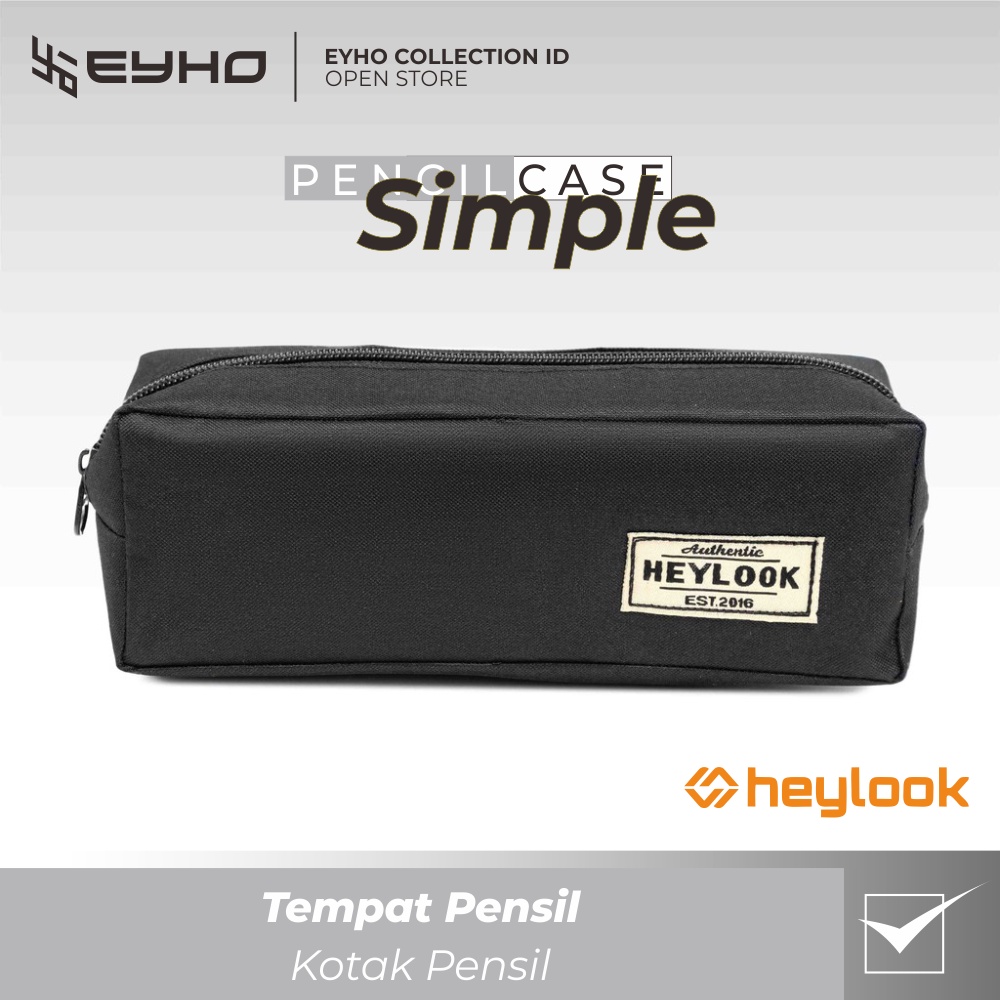 

Heylook Tempat Pensil Pencil Case Kotak Pensil Aesthetic Wadah Alat Tulis ATK Anak Sekolah Kuliah Kerja Simple