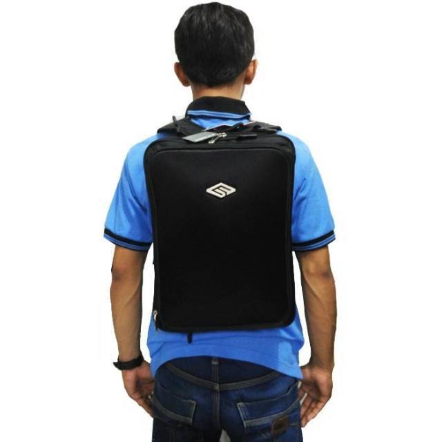 Backpack Slim Tas Ransel Laptop 3 in 1 BLASTED 14" Original Produk