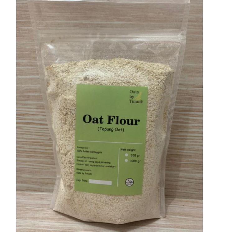 

(nqnr -59) Rolled Oats - Oat Flour (Tepung Oat) dijamin Halal - Organik ♣ 2