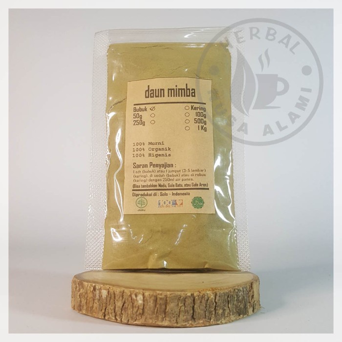 

DAUN MIMBA/MIMBO BUBUK | MURNI | Azadirachta Indica 100g