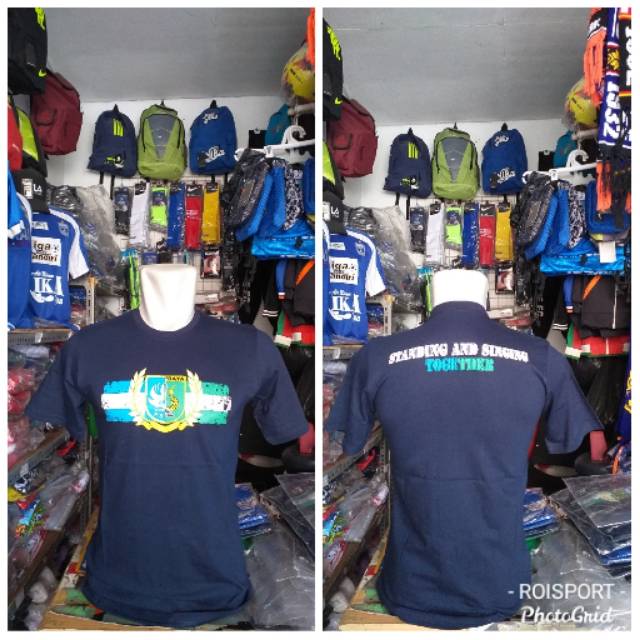 T-SHIRT BAJU KAOS  PSIS SEMARANG PERSEBAYA SURABAYA BIRU DONGKER