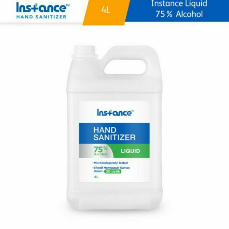 Instance Hand Sanitizer Liquid Jerigen 4 Liter