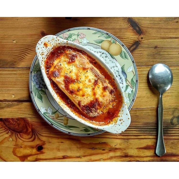

LASAGNA Meat And Sauce Frozen Food Pasta Makanan Beku Instant Siap Saji - Kurir One Day Service
