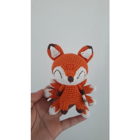 Pre Order Gumiho nine tailed fox amigurumi / Fox amigurumi / boneka rajut ekor 9