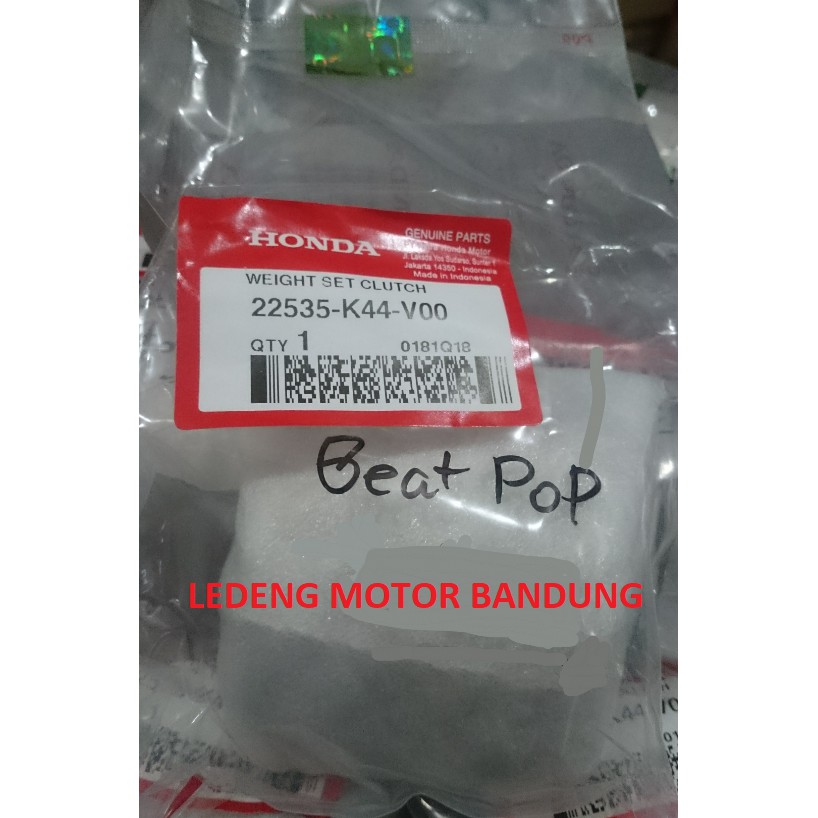 Kampas Ganda Beat Pop Injection Otomatis Kopling Original Honda K44