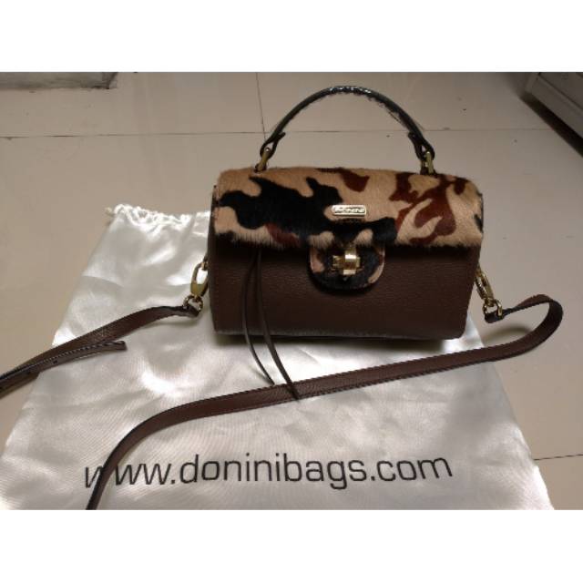 Preloved Tas Donini Vigo Bulu kuda Army = SOLD by COD