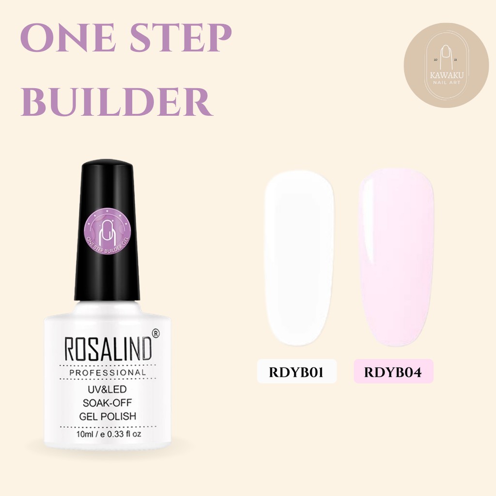 One Step Builder Rosalind Extension Nail Gel UV LED / Kutek Overlay