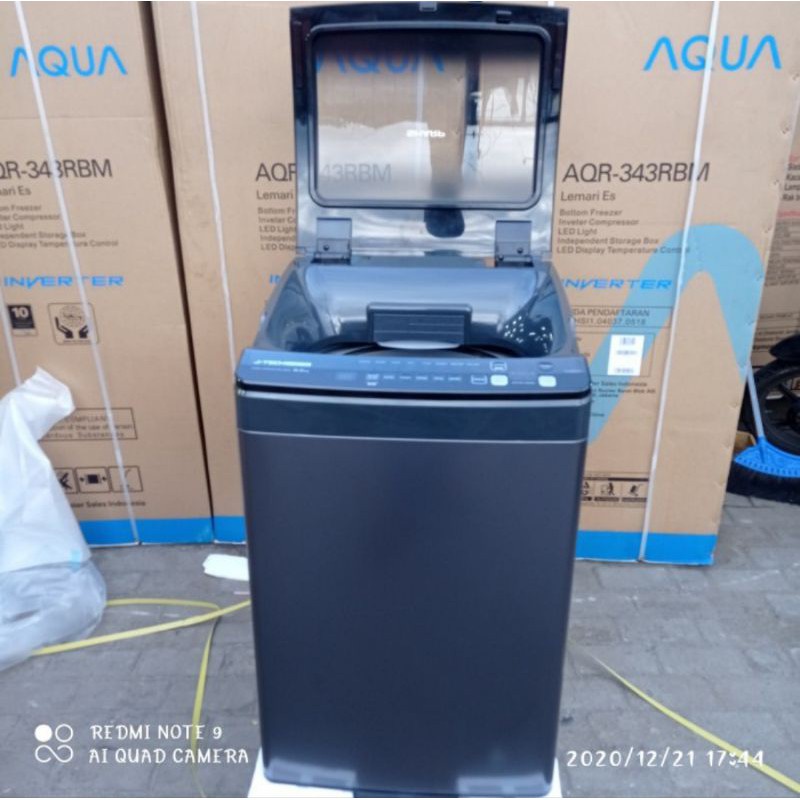 Mesin Cuci SHARP 1 Tabung J-Tech INVERTER ES-M9500XT-SA 9,5kg Mesin Cuci Otomatis Inverter