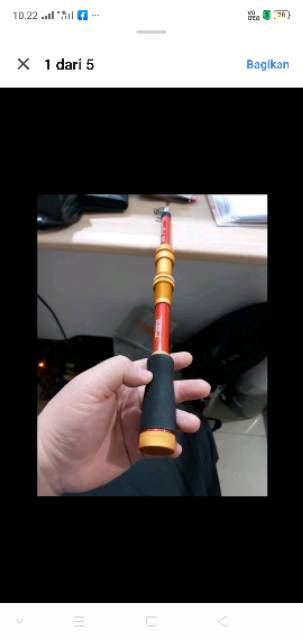 Joran udang kamikaze express red antena 150