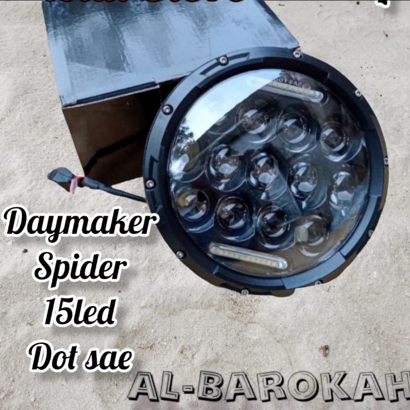 Daymaker 7 inch Spider foglamp mobil motor Jeep Katana Japstyle RX King