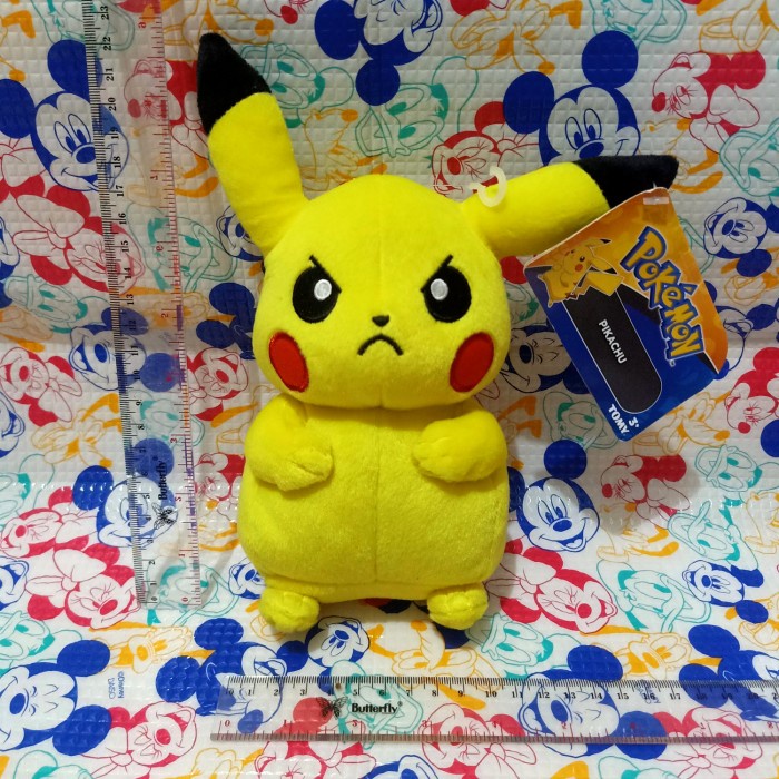 Flash Sale Ori Takara Tomy Boneka Pokemon - Rotom Togedemaru Rockruff Pikachu Tag Terbaru