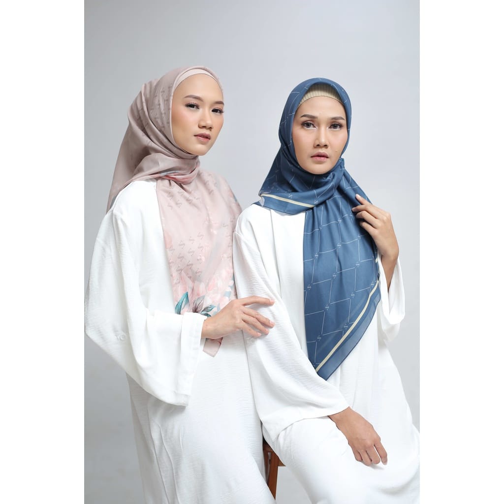 Bellani Edition Vilneria Scarf/Kerudung Printing Motif Voal Ultrafine /Hijab Premium