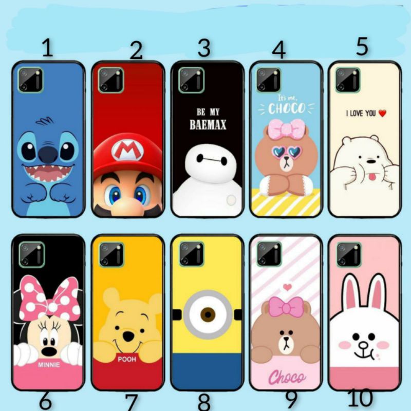 Soft Case Motif Karakter Sony Xperia Z1 XZ2 XZ2 Premium XZ3 X Perfomance X Compact Z5 Z5 Mini