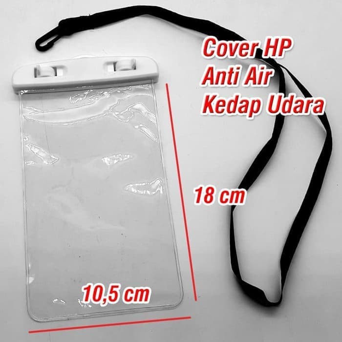 (COD) waterproff / Case Cover Pelindung Tas Plastik HP Smartphone Anti Air