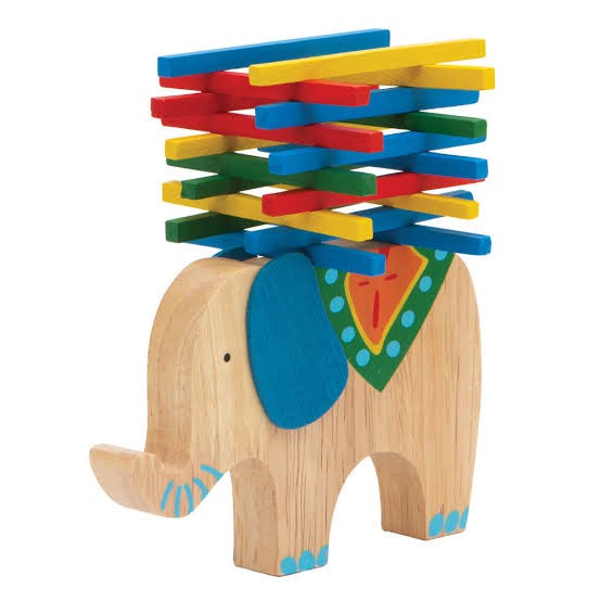 Balancing Elephant Toys - Mainan Edukasi Montessor