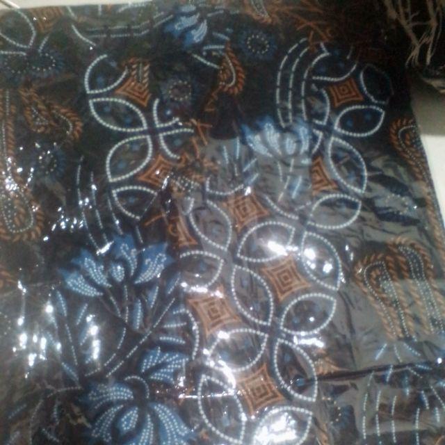 Bswart Batik Hrb026 Kenongo Hem Pendek Padi Pekalongan M L Xl Batik Pria Murah Modern Grosir Eceran