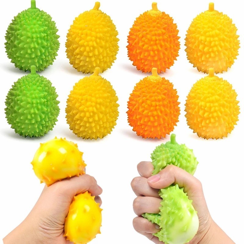 MWN Mainan Squish Durian Toy Stress Relieve ANTI STRESS Remas Durian