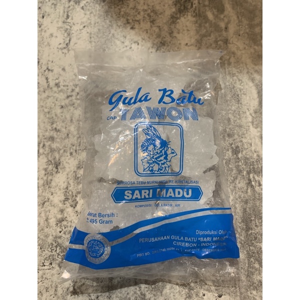 

Gula Batu Cap Tawon 495gr