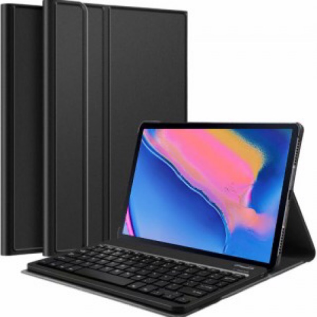 Slim Removable Keyboard Leather Case Casing Cover Samsung Galaxy Tab A 8.0 2019 with S-Pen P200 P205