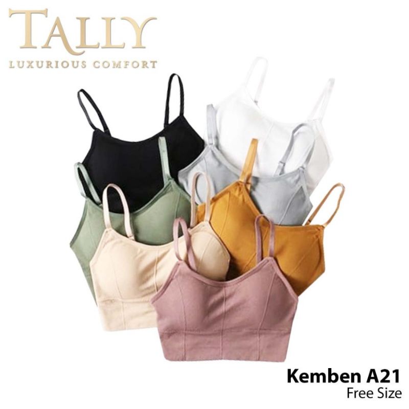 Bra Kemben Tally A21 / Sport Bra Busa Tipis Bahan Rajut Cup B