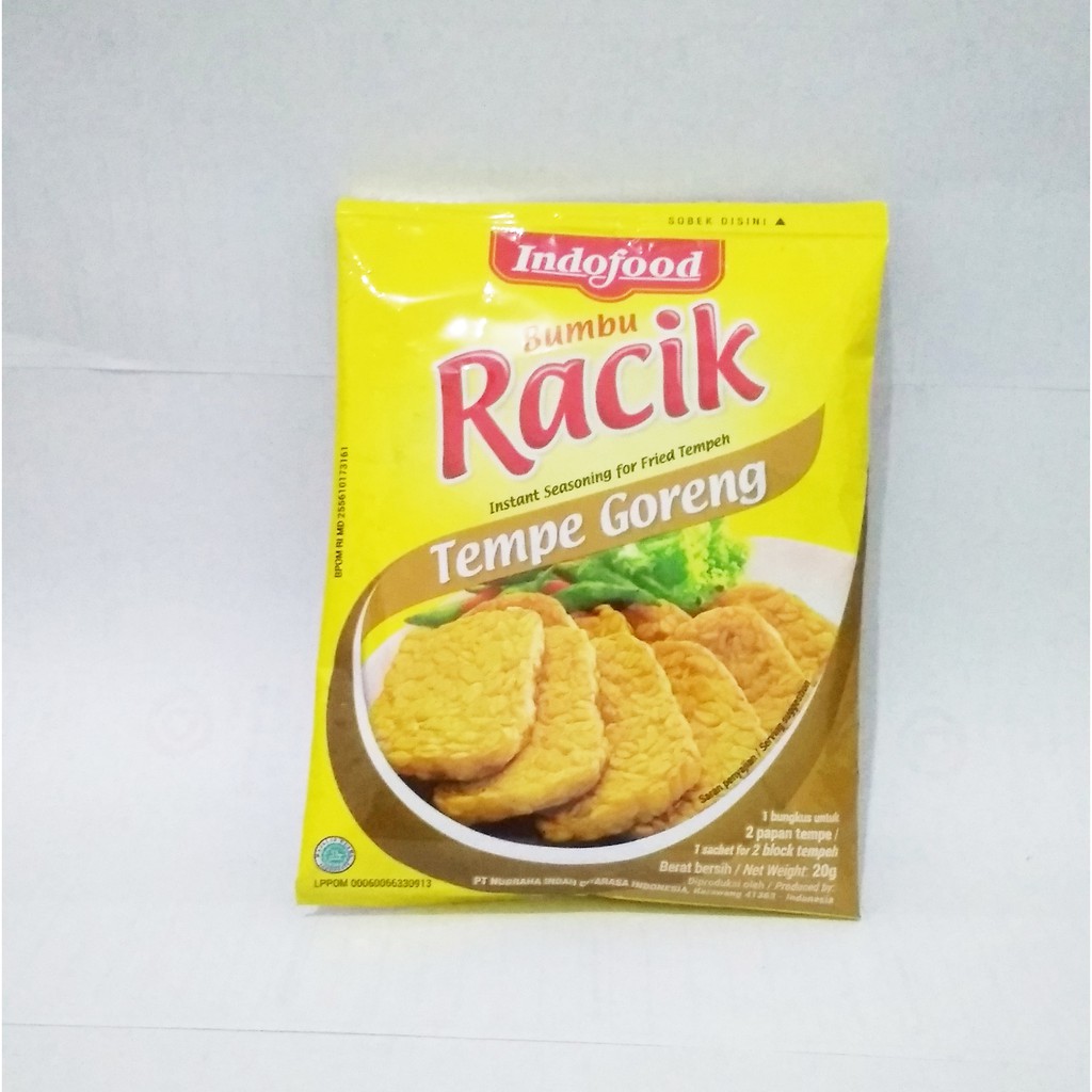 Bumbu racik tempe goreng indofood