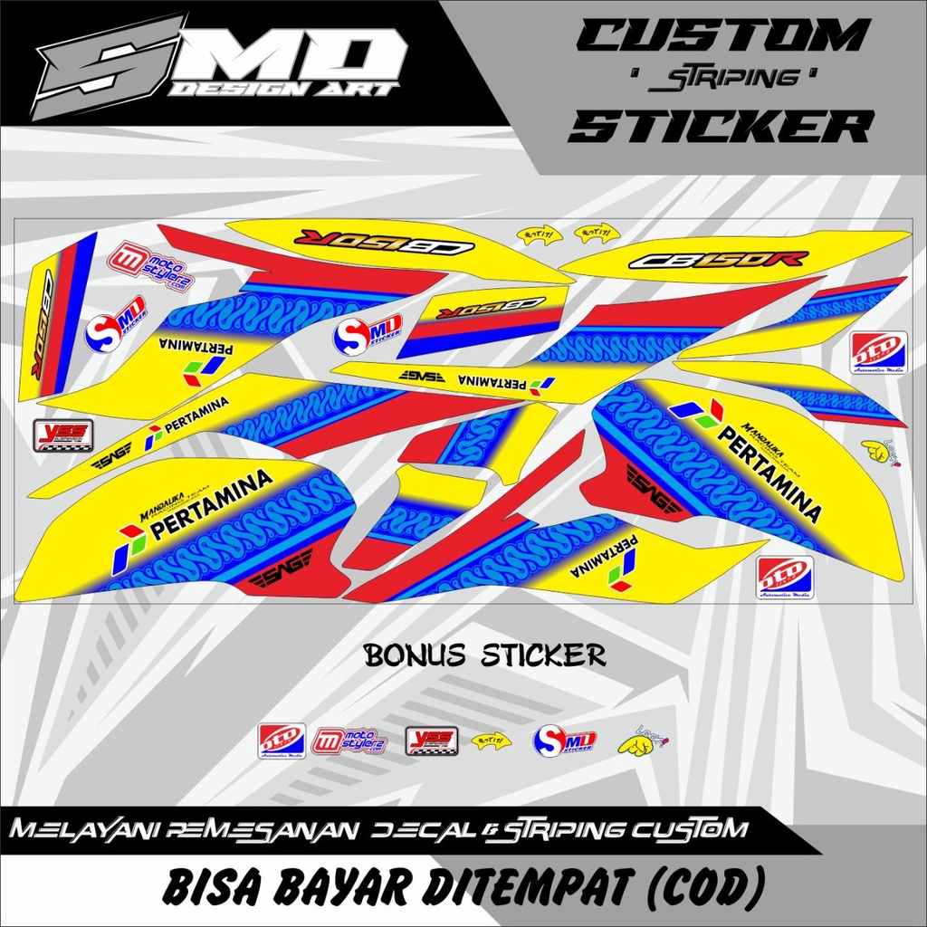 STRIPING MOTOR HONDA VARIASI CB 150R G3