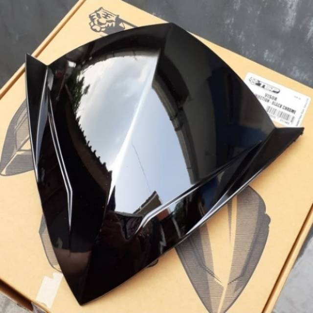 VISOR WINDSHIELD TAMENG BEAT FI BLACK CROME