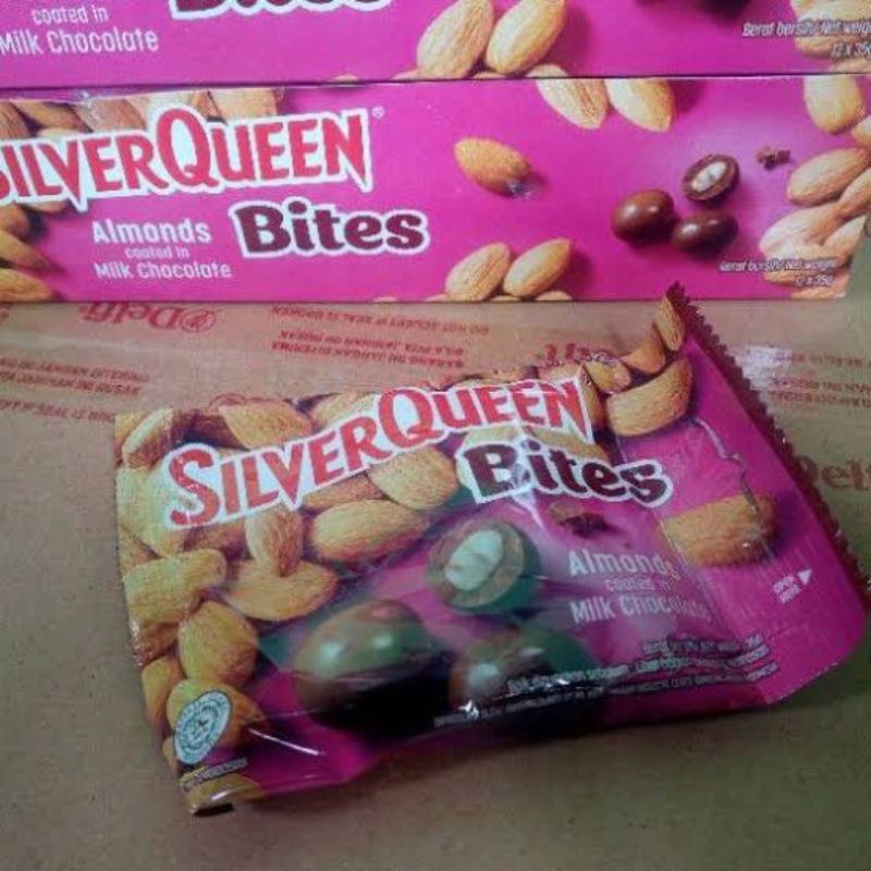 

silverqueen sq bites almond 35gr