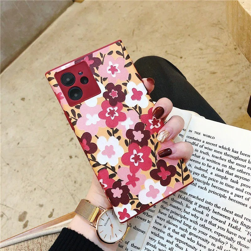 Mobile Phone Case Soft Silicone Anti-drop Floral Texture Is Suitable For Iphone Xr X 11 12 Promax 7plus 8plus Se X Xs Xr Xsmax 11 11pro 12 Edge