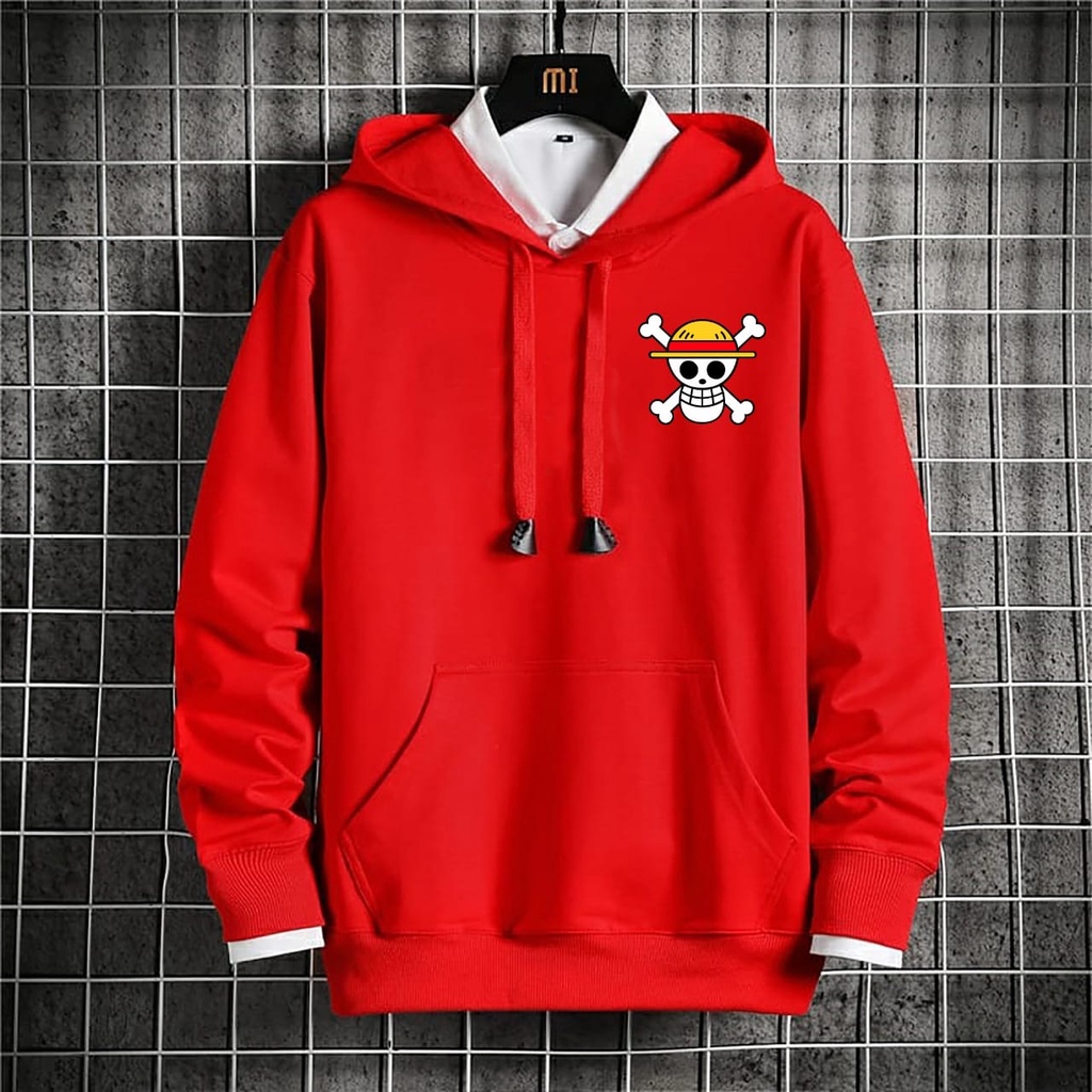 BISA COD / Sweater Hoodie Luffy / hoodie kekinian / hoodie termurah / hoodie terlaris / fashion pria terbaru-mukzhop