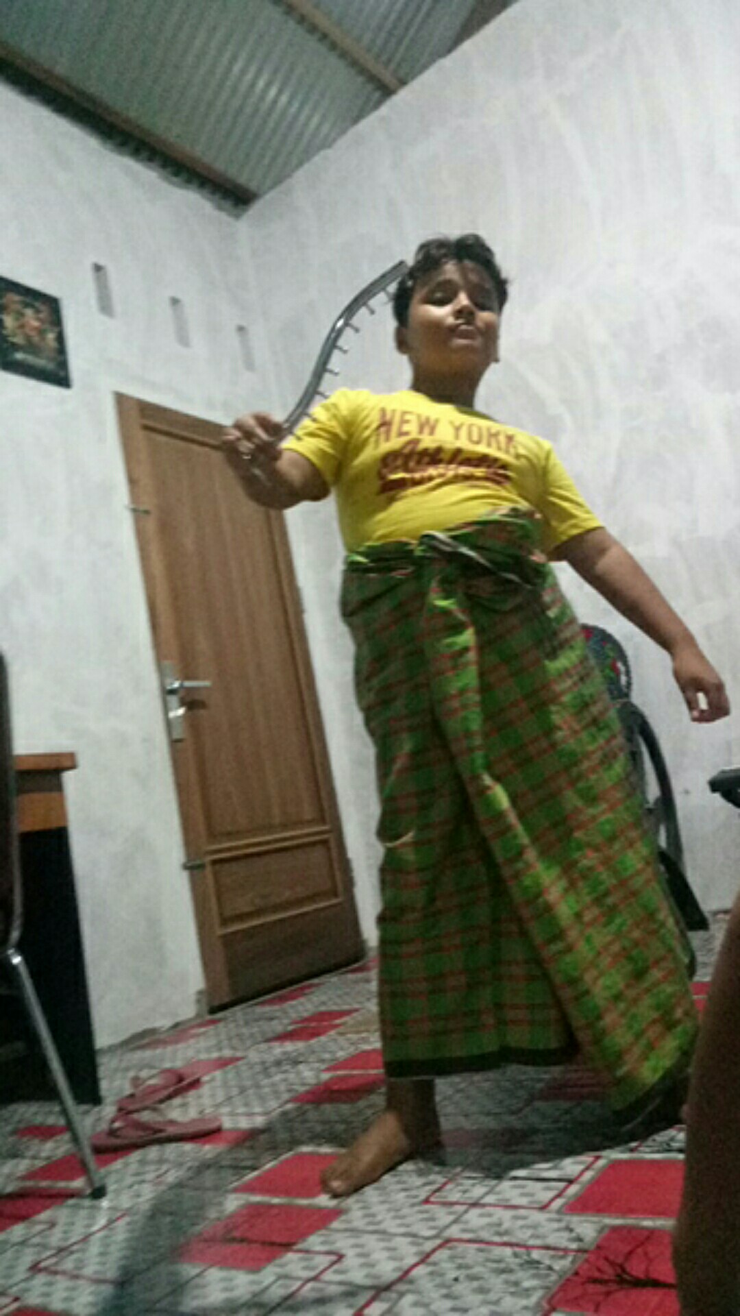 Hanger Suling Belalai Tembok 9 Titik