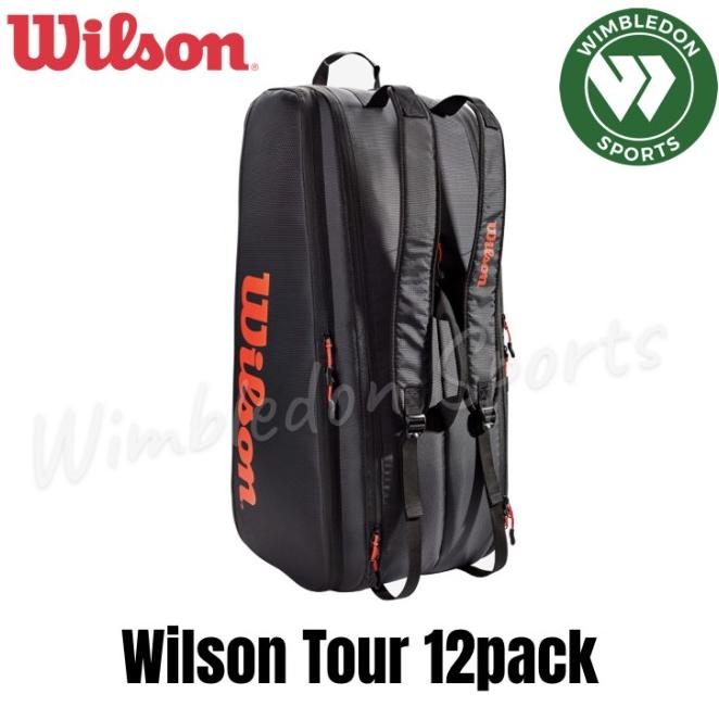 Tas Tenis Wilson Tour 12 Pack / Tas Wilson Tour 12R Tennis Bag