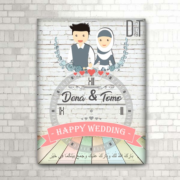 

JAM KADO WEDDING MODEL HIJAB - H.901 / kado perkawinan hadiah pernikahan wedding gift