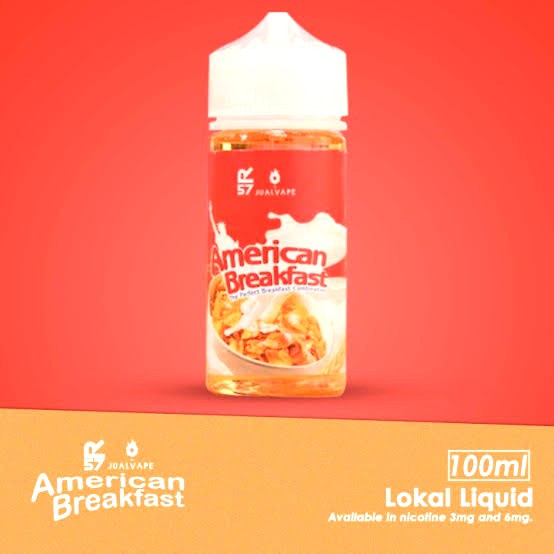 Liquid American Breakfast V1 Cereal Milk 100ML 3/6MG ELiquid Premium