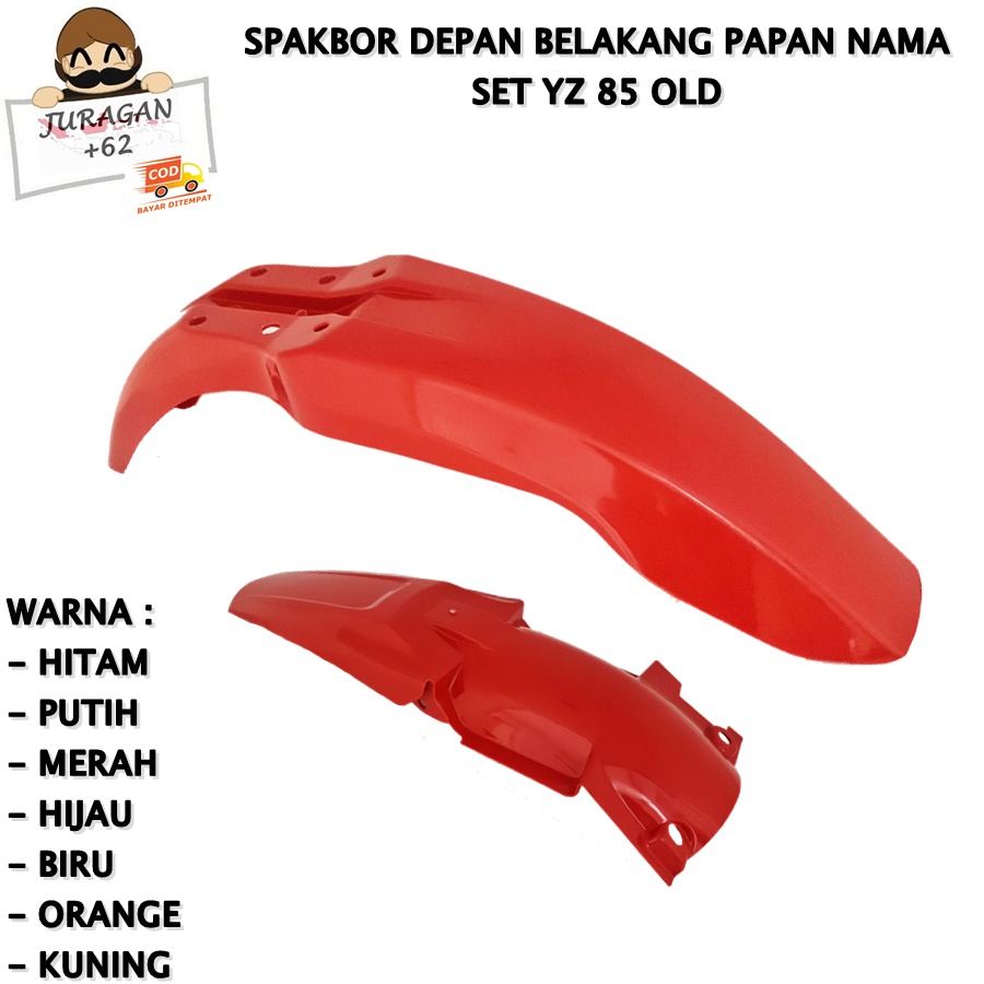 SPAKBOR SET DEPAN BELAKANG YZ 85 OLD MOTOR CROSS TRAIL YAMAHA YZ85 OLD