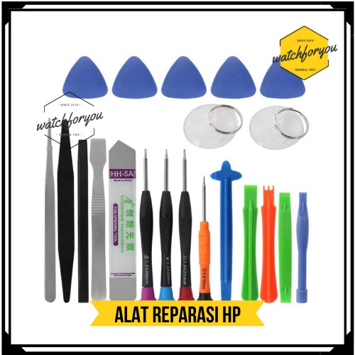Obeng Set Tool Alat Reparasi HP ANDROID IPHONE 6 7 8 X 11 IPAD XIAOMI