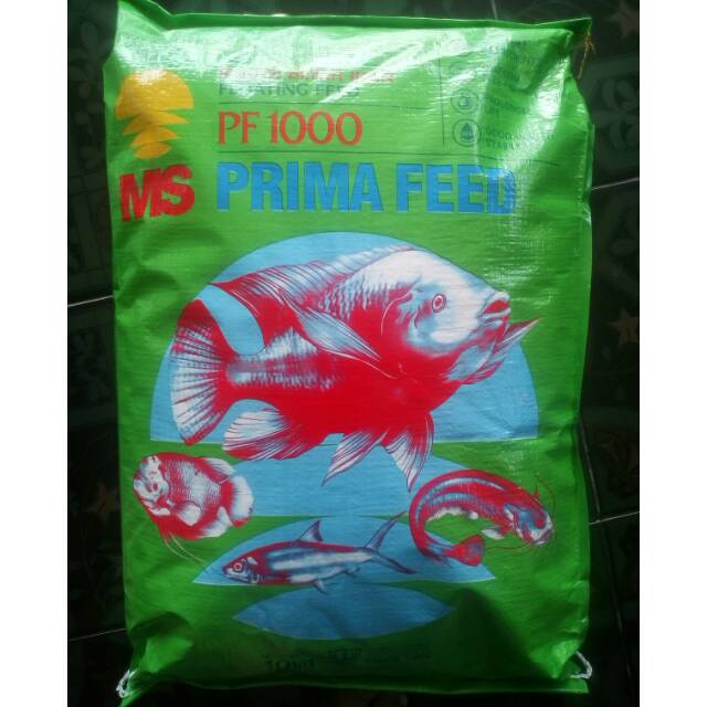 pelet ikan PF 1000 PRIMA FEED  (1kg)