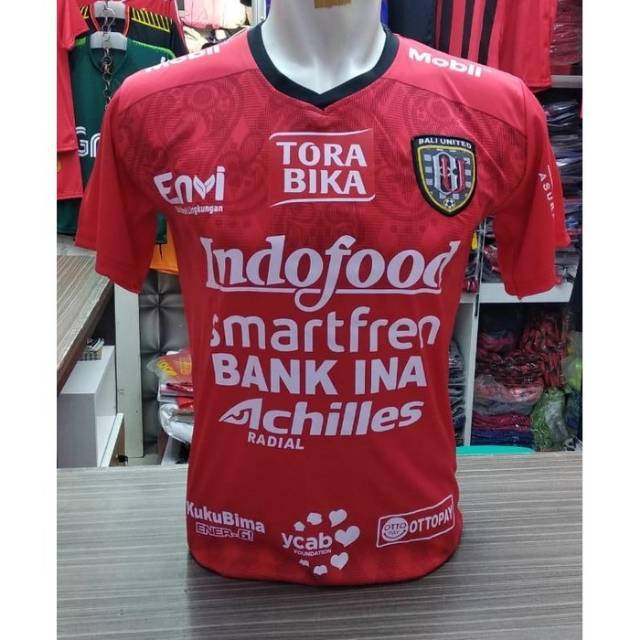 Jersey bola bali united liga 1 home top quality murah