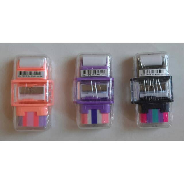 

Smiggle 100% ori - Sharp Again Roll Eraser & Sharperner (penghapus)